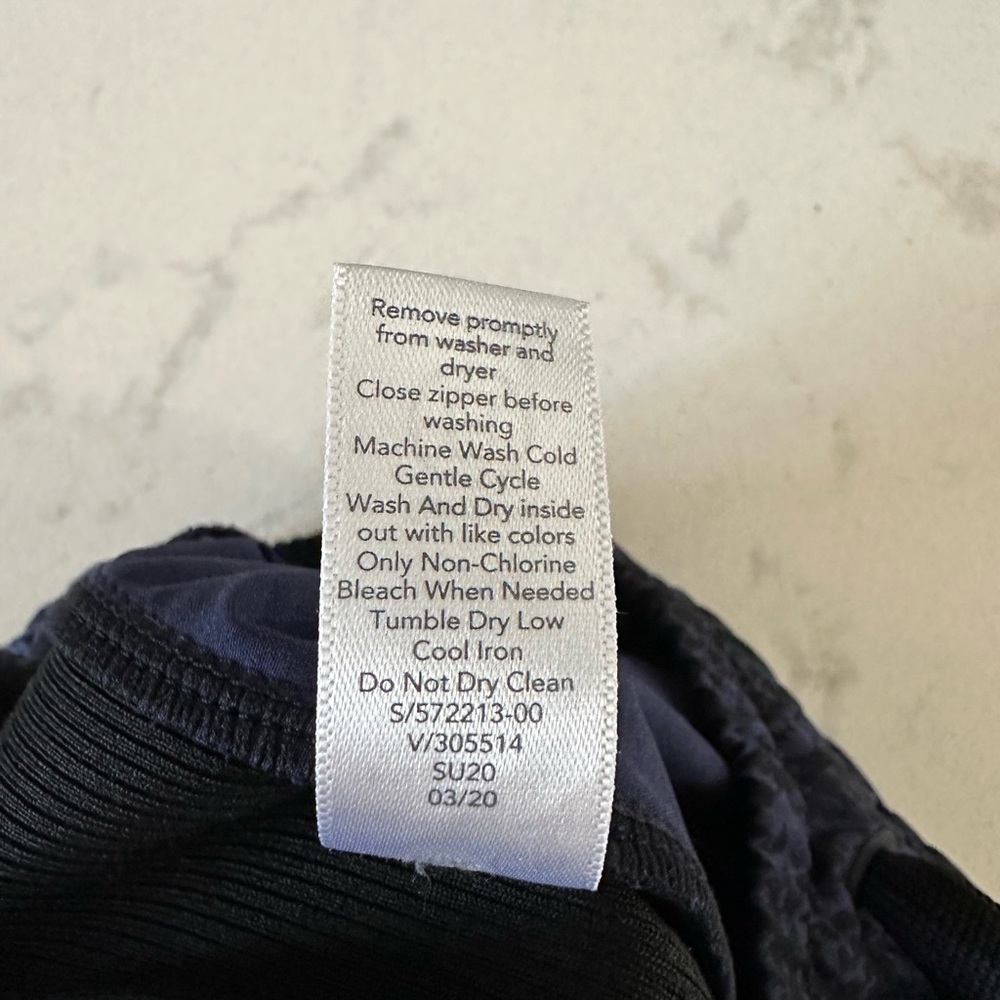 Athleta Brooklyn Joggers Size 10 Blue Black Snakeskin‎ Poly Stretch Athleisure - Picture 6 of 14
